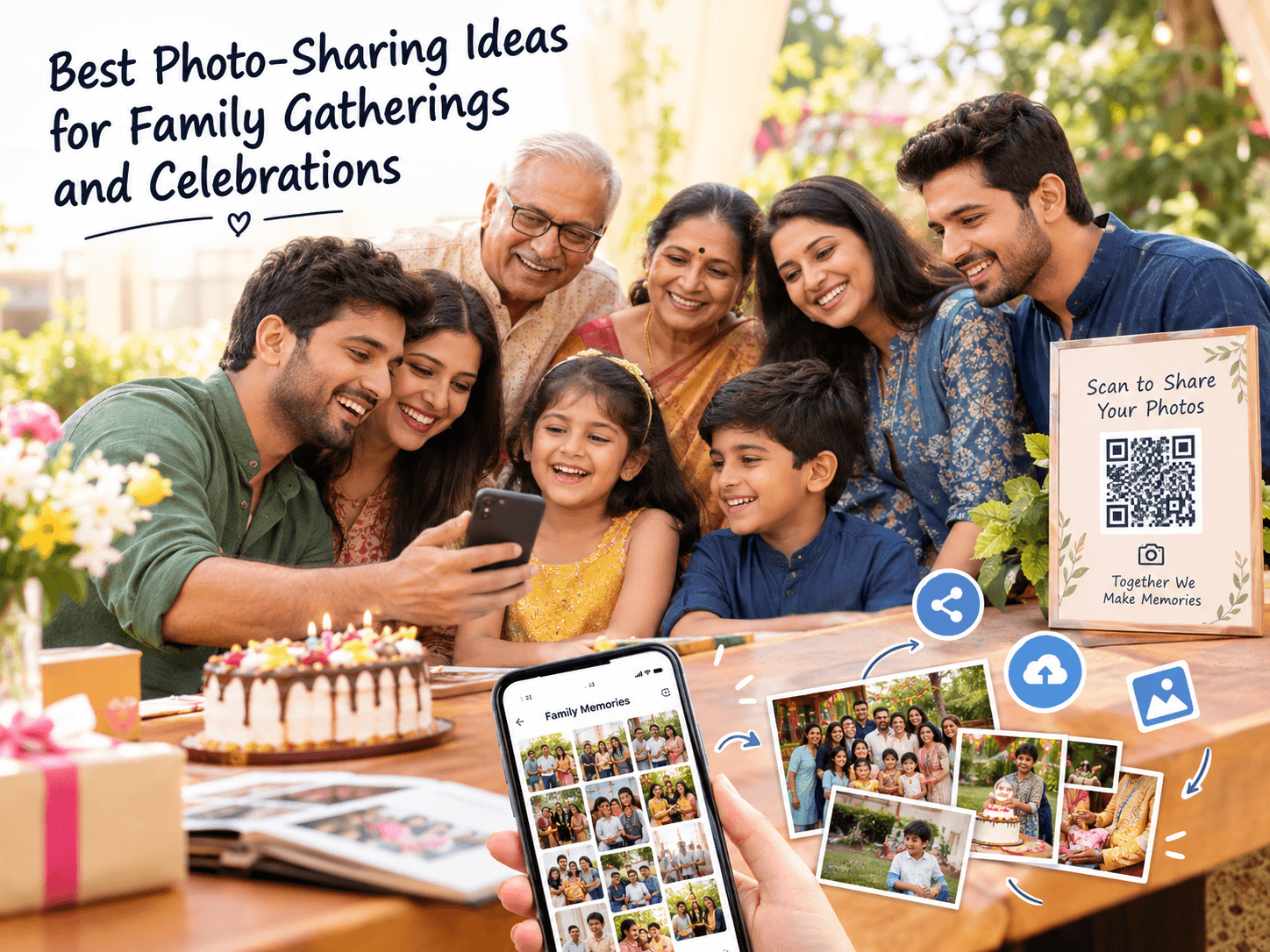 Best Photo-Sharing Ideas for Family Gatherings and Celebrations